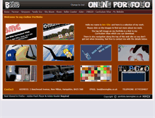 Tablet Screenshot of portfolio.benmgiles.co.uk
